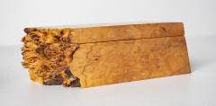 Michael Elkan Michael Elkan Studio Craft Handcrafted Burl Wood Box - 4596833
