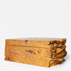 Michael Elkan Michael Elkan Studio Craft Handcrafted Burl Wood Box - 4596881