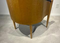 Michael Graves A Set of 6 American Modern Birch and Leather Armchairs Michael Graves for Suna - 4605857