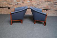 Michael Graves Pair of Postmodern Club Chairs in Stained Birdseye Maple by Michael Graves - 3489188