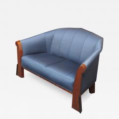 Michael Graves Postmodern Settee in Stained Birdseye Maple by Michael Graves - 3490360