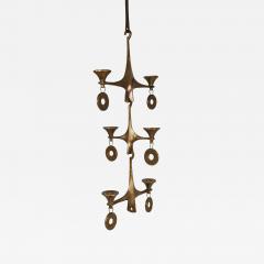 Michael Harjes Michael Harjes Large Brutalist Hanging Ceiling Candelabra Candle Holder 1970s - 4483860