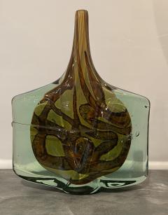 Michael Harris Maltese Studio Glass Axe Head Vase - 3452380