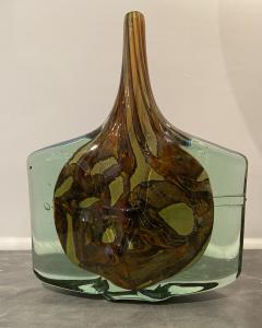 Michael Harris Maltese Studio Glass Axe Head Vase - 3452381