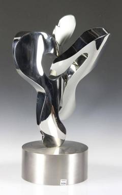 Michael Oguns Free Form Stainless Steel Sculpture by Michael Oguns - 315331