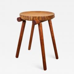 Michael Rozell 1 of 2 Studio Stools by Michael Rozell in Silk Wood and Bubinga - 1412391