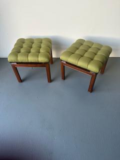 Michael Taylor A Pair of American Modern Walnut Ottoman Michael Taylor - 4602150