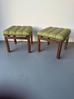 Michael Taylor A Pair of American Modern Walnut Ottoman Michael Taylor - 4602174