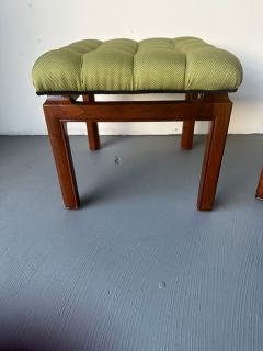 Michael Taylor A Pair of American Modern Walnut Ottoman Michael Taylor - 4602176