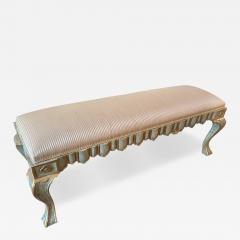 Michael Taylor Michael Taylor Italian Giltwood Lucarini Bench - 4383635