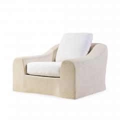 Michael Taylor Michael Taylor Jennifer Mid Century Stone Fiberglass Lounge Chair - 4531913