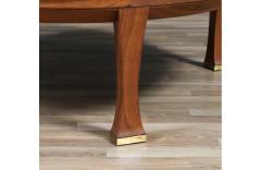 Michael Taylor Michael Taylor Teak Walnut Coffee Table w Brass Accents for Baker - 4331601