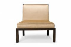 Michael Taylor Michael Taylor for Baker Furniture Co AmericanChampagne Satin Slipper Chairs - 2791909