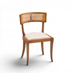Michael Taylor Michael Taylor for Baker Klismos Mid Century Cane Dining Chairs Set of 4 - 4644668