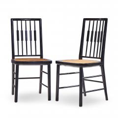 Michael Taylor Michael Taylor for Baker Mid Century Dining Chairs Pair - 4497002