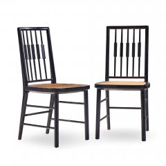 Michael Taylor Michael Taylor for Baker Mid Century Dining Chairs Pair - 4497003