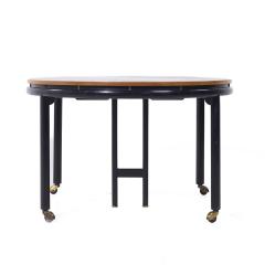 Michael Taylor Michael Taylor for Baker Mid Century Expanding Dining Table with 3 Leaves - 3968353