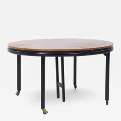 Michael Taylor Michael Taylor for Baker Mid Century Expanding Dining Table with 3 Leaves - 3969314