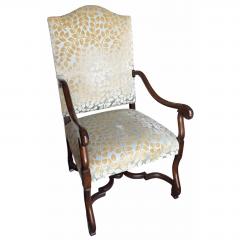 Michael Taylor Pair of Michael Taylor Scalamandre Cut Velvet Upholstered Armchairs - 4762628