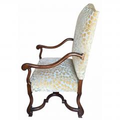 Michael Taylor Pair of Michael Taylor Scalamandre Cut Velvet Upholstered Armchairs - 4762629