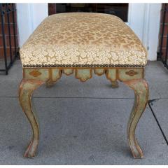 Michael Taylor Panache for Michael Taylor Cut Velvet Upholstered Bench Ottoman - 4481488