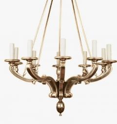 Michael Taylor Regency Style Panache Designs for Michael Taylor White Gold Giltwood Chandelier - 3919925