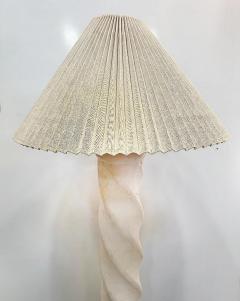 Michael Taylor Vintage Spiral Plaster Floor Lamps Michael Taylor Style 1980s Pair - 4416400