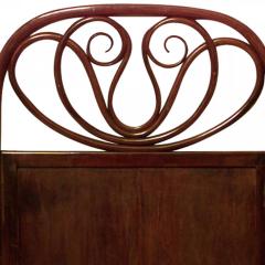 Michael Thonet Michael Thonet Mahogany Bentwood Double Scroll Twin Bed - 4272254