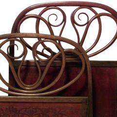 Michael Thonet Michael Thonet Mahogany Bentwood Double Scroll Twin Bed - 4272255