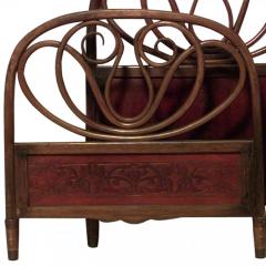 Michael Thonet Michael Thonet Mahogany Bentwood Double Scroll Twin Bed - 4272256