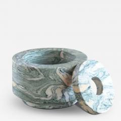 Michael Verheyden MARBLE BOWL IN VERDE CIPOLLINO MARBLE - 3648567