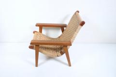 Michael van Beuren Michael van Beuren Bauhaus Teak and Raffia Lounge Chair circa 1940 - 2721481