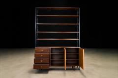Michel Arnault Bookshelf in Hardwood Metal by Michel Arnault for Mobilia Contempor nea - 4524886