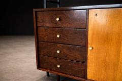 Michel Arnault Bookshelf in Hardwood Metal by Michel Arnault for Mobilia Contempor nea - 4524890