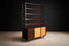 Michel Arnault Bookshelf in Hardwood Metal by Michel Arnault for Mobilia Contempor nea - 4524892