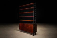 Michel Arnault Bookshelf in Hardwood Metal by Michel Arnault for Mobilia Contempor nea - 4524895