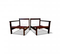 Michel Arnoult Brazilian Modern Ouro Preto Loveseat in Imbuia Michel Arnoult 1960s - 4399935