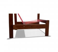 Michel Arnoult Brazilian Modern Ouro Preto Loveseat in Imbuia Michel Arnoult 1960s - 4399941