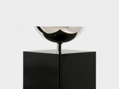 Michel Boyer Michel Boyer pair of black lacquered and nickeled metal floor lamps 1979 - 4585870