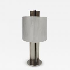 Michel Boyer Mid Century Modern Michel Boyer Steel French Sculptural Table Lamp - 2213428