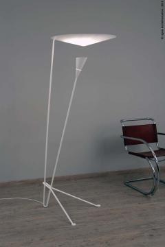 Michel Buffet Michel Buffet B211 Black and White Floor Lamp - 1595169