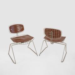 Michel Cadestin Georges Laurent SET OF 6 ORIGINAL BEAUBOURG CHAIRS 1976  - 4244518