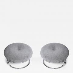 Michel Cadestin Pair of Karate ottomans by Michel Cadestin Ed Airborne France circa 1970 - 3504416