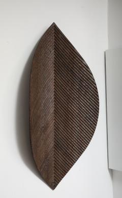 Michel Choqueux Leaf Sculpted Wall Hanging France c 1950 - 4144961
