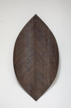 Michel Choqueux Leaf Sculpted Wall Hanging France c 1950 - 4144966
