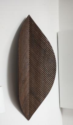 Michel Choqueux Leaf Sculpted Wall Hanging France c 1950 - 4144968
