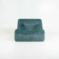 Michel Ducaroy Ligne Roset Kali Lounge Chair in Original Emerald Corduroy - 3261654