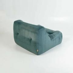 Michel Ducaroy Ligne Roset Kali Lounge Chair in Original Emerald Corduroy - 3261692