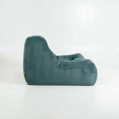 Michel Ducaroy Ligne Roset Kali Lounge Chair in Original Emerald Corduroy - 3261694
