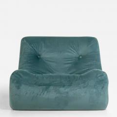 Michel Ducaroy Ligne Roset Kali Lounge Chair in Original Emerald Corduroy - 3392228